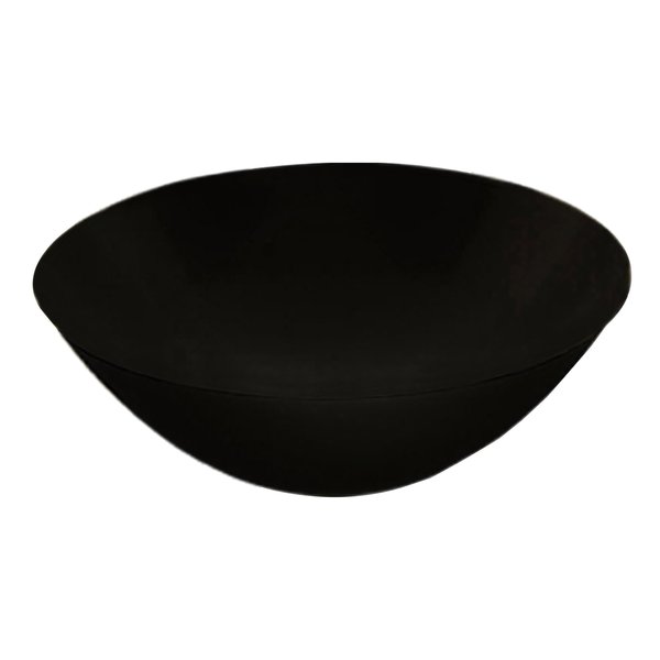 Smarty Had A Party 100 oz Solid Black Organic Round Disposable Plastic Bowls 24 Bowls, 24PK 9310B-CASE